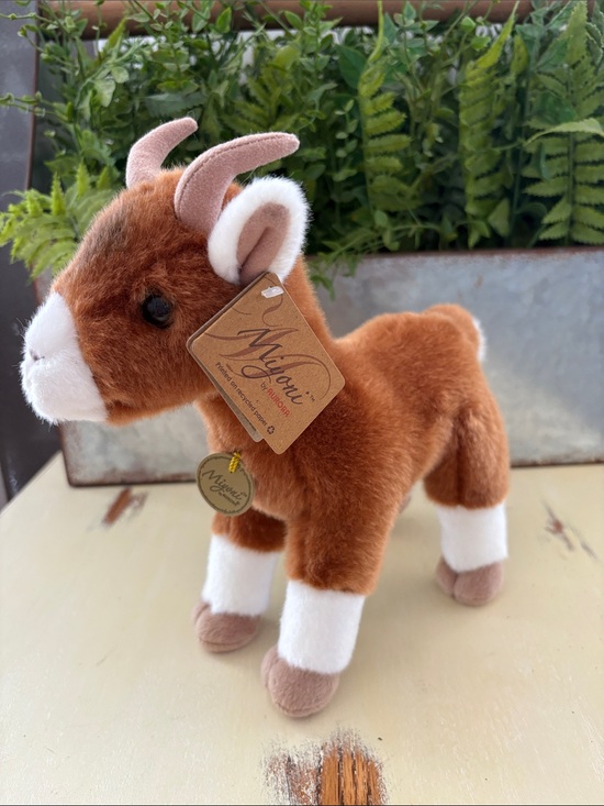 Aurora Other - Aurora Miyoni® Goat Stuffed Plush Animal 11” Lifelike Cherished Companions
